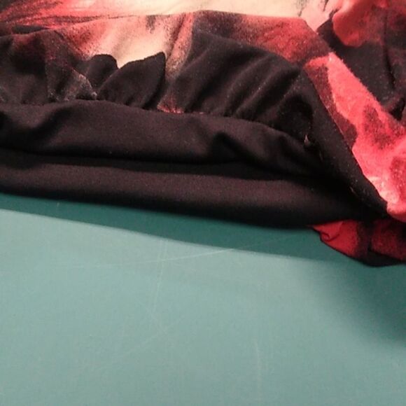 Elegant Alfani 3X Beaded Collar Balloon Floral Women's Long Sleeve Elastic cuff - Picture 5 of 10